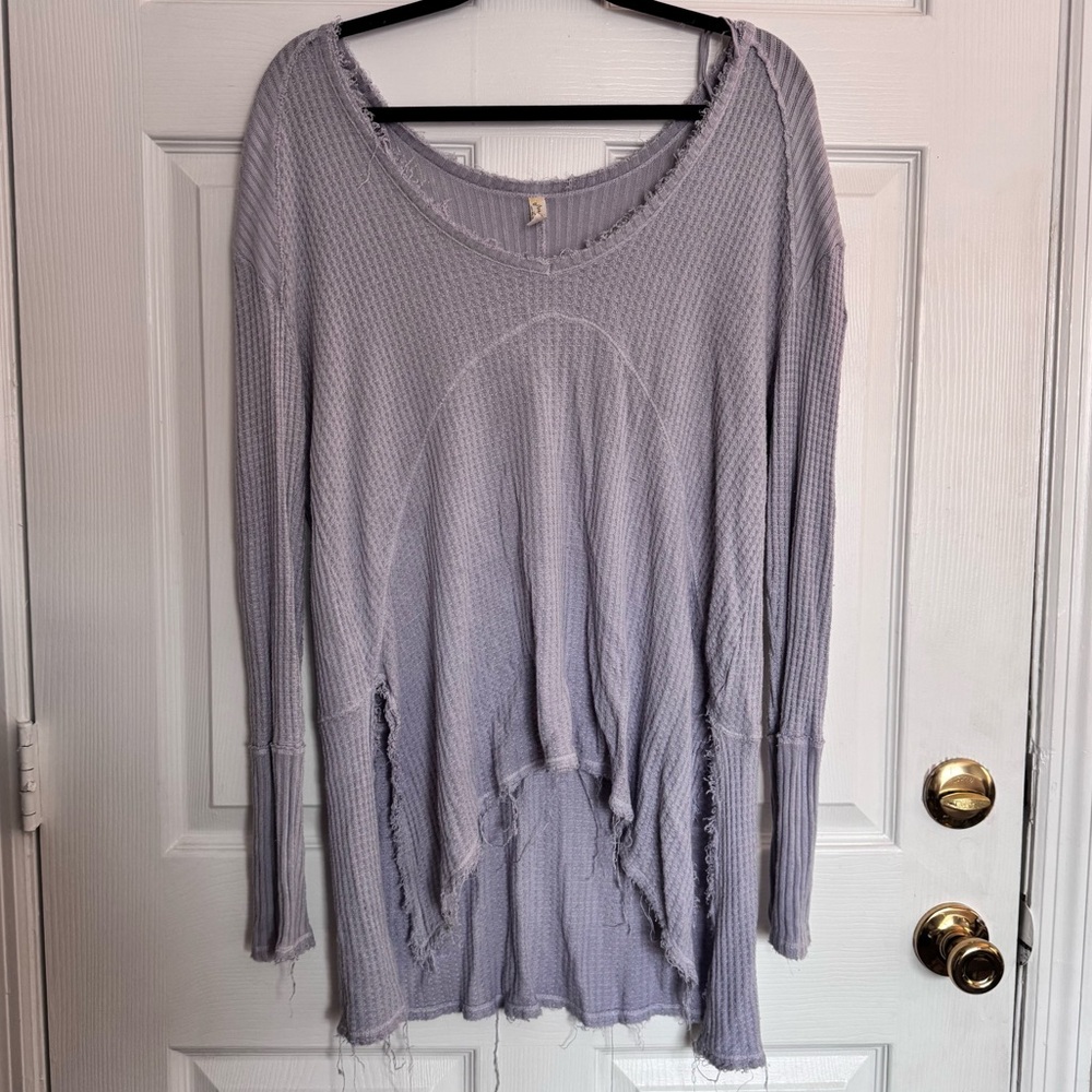 Free Peoplee XS light purple long sleeve shirt